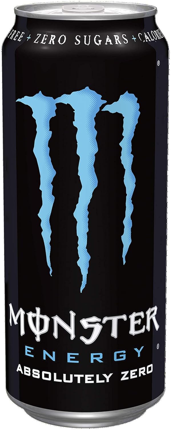 Monster Energy Drink 500 ML, Absolute Zero, Pack of 4