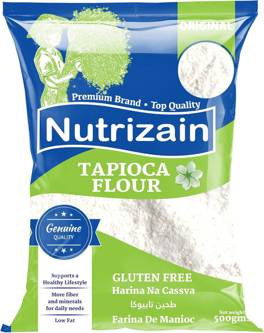 Nutrizian Foods Tapioca Flour | Gluten Free Flour | 500 gm Pouch